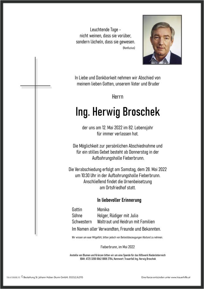 Ing. Herwig Broschek